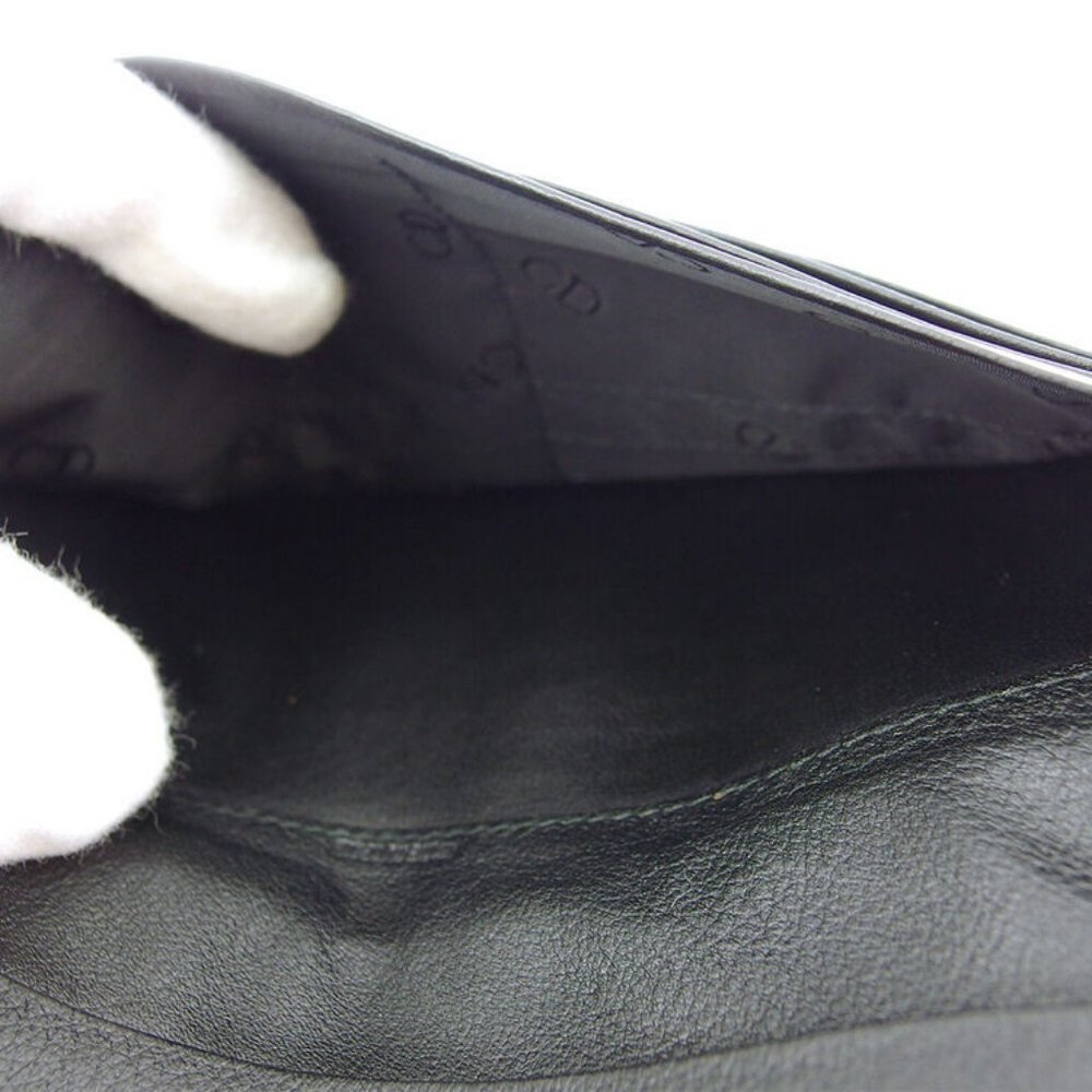 Dior Long Wallet logo leather Auth used E1624 - Picture 6 of 9